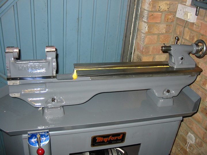 Touch up enamel paint fo the Myford lathes Grey Green for the 7 lathes